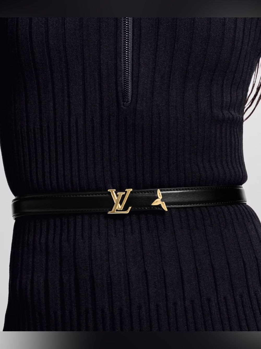 Louis Vuitton Brown & Tan Monogram Pretty LV 20mm Reversible Belt